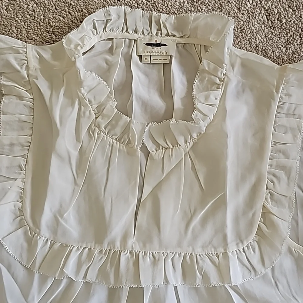 Kate spade raffle silk blouse